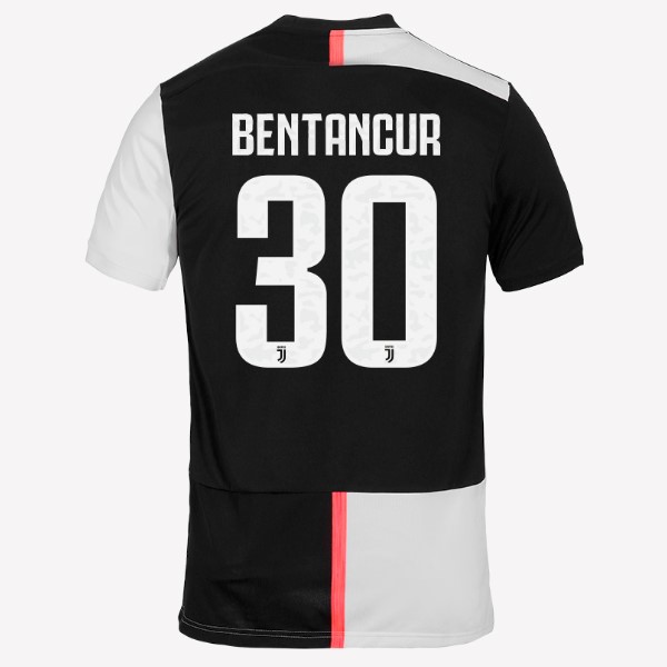 Camiseta Juventus NO.30 Bentancur 1ª Kit 2019 2020 Blanco Negro